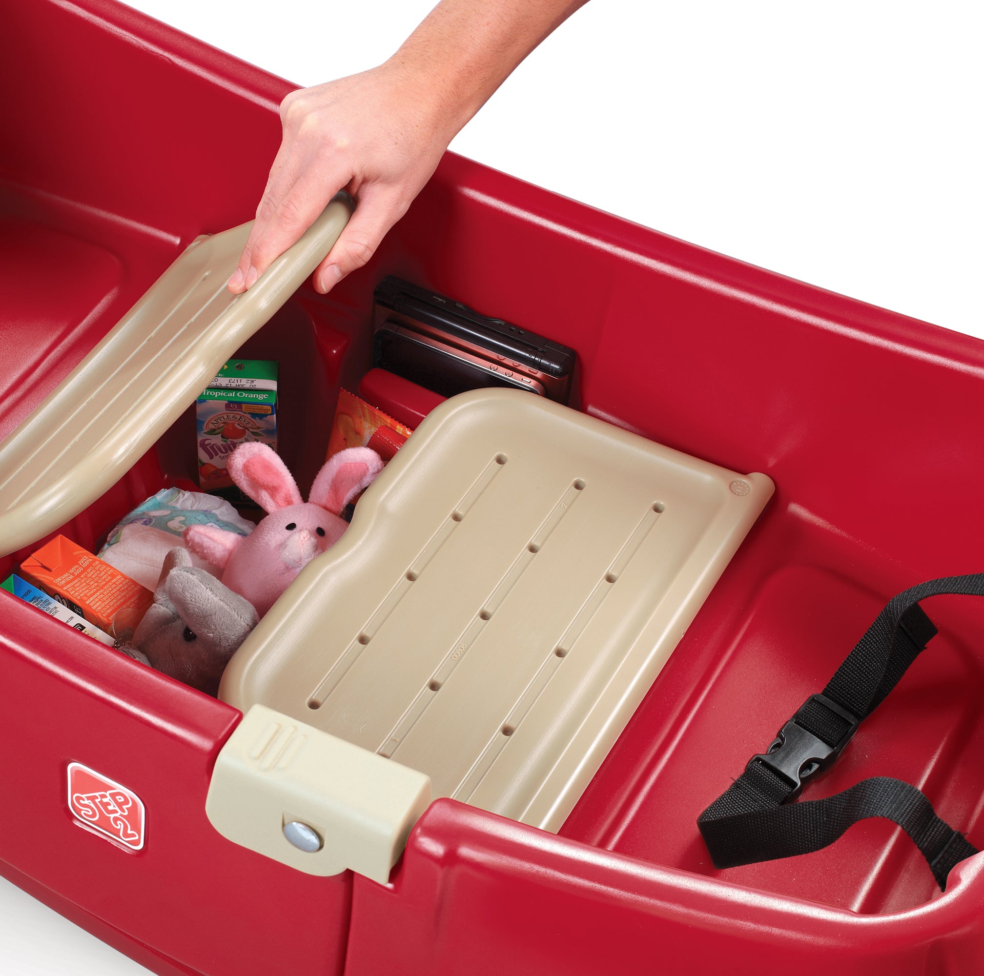 Vagón Montable Rojo c. compartimiento